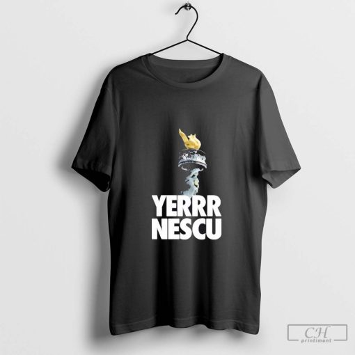 Sabrina Ionescu Rocking The Yerrrnescu Shirt