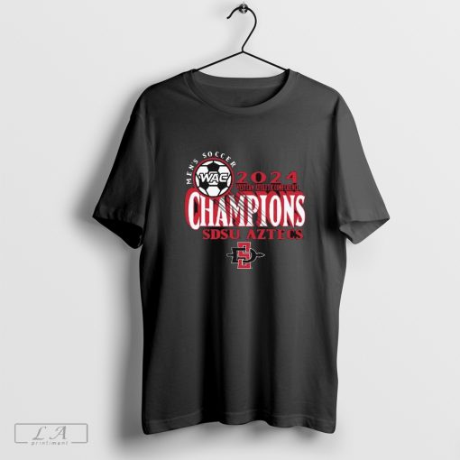 San Diego State Men’s Soccer 2024 Western Athletics Conference Regular Season Champions Shirt