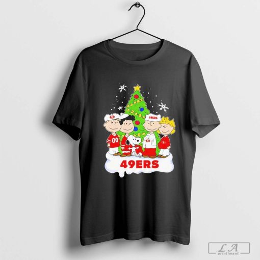 San Francisco 49Ers x Snoopy And Friends Christmas T-Shirt