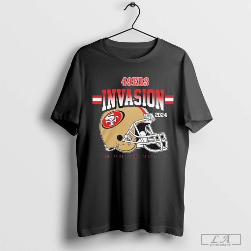 San Francisco 49ers 2024 Invasion Tour T Shirt