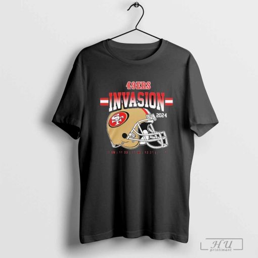 San Francisco 49ers 2024 Invasion Tour T-Shirt