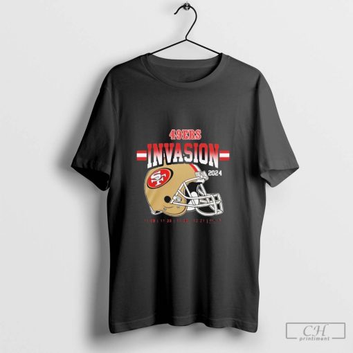 San Francisco 49ers Invasions Tour 2024 shirt