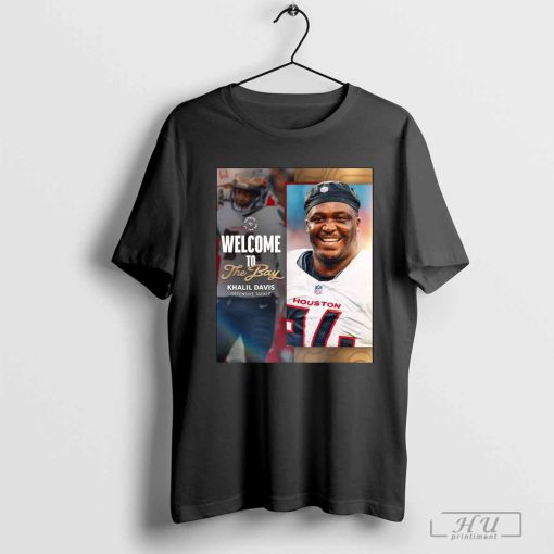 San Francisco 49ers NFL Welcome To The Bay Khalil Davis Defensive Tackle Poster t-shirt