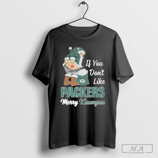 Santa Claus If You don’t like Green Bay Packer Merry Kissmyass Happy Christmas 2024 shirt