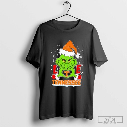 Santa Grinch love Tennessee Volunteers shirt