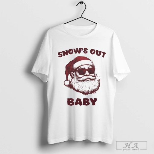 Santa Snow’s Out Baby Christmas 2024 Shirt