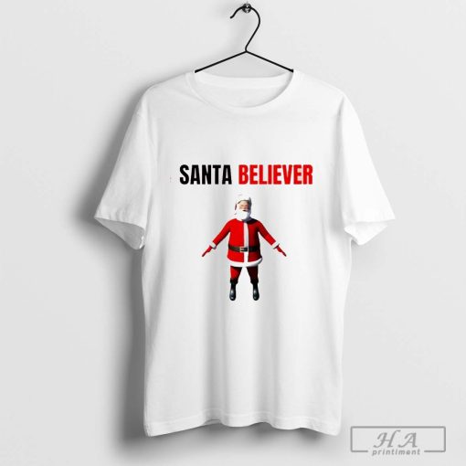 Santa believer icon Christmas shirt