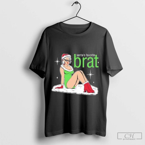 Santa’s Favorite Brat Ugly Christmas T-Shirt