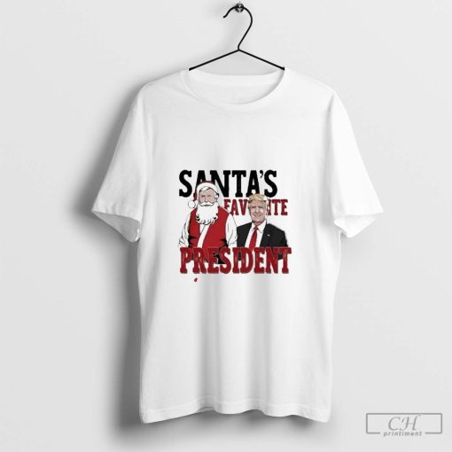 Santa’s Favorite Donald Trump President T-Shirt