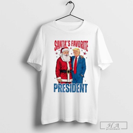 Santa's favorite president #Trummp Christmas 2024 T-shirt