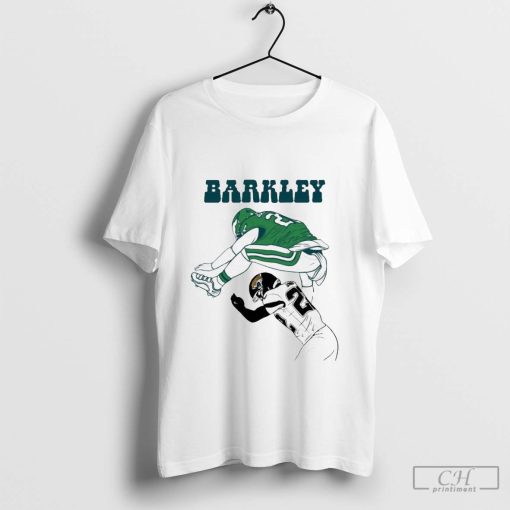 Saquon Barkley Hurdle For First-down Reception Shirt