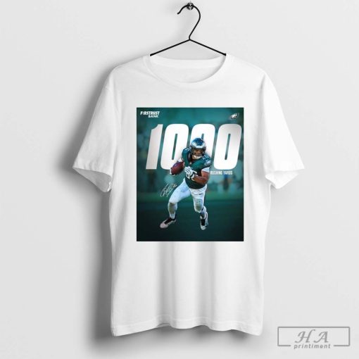 Saquon Barkley Philadelphia Eagles NFL Football 2024 1000 Rushing Yards Run Saquon Run Signature T-shirt