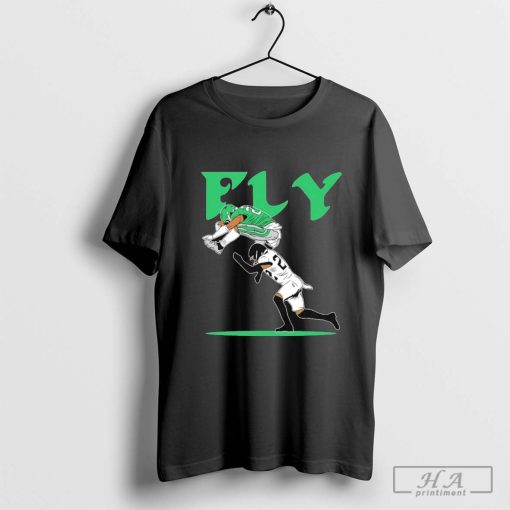 Saquon Barkley The Reverse Hurdle Jarrian Jones Fly Philly T-Shirt