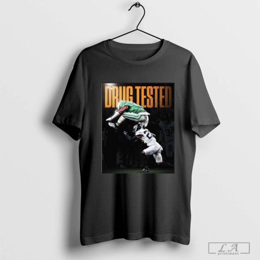 Saquon barkley drug tested reverse hurdle T-shirt