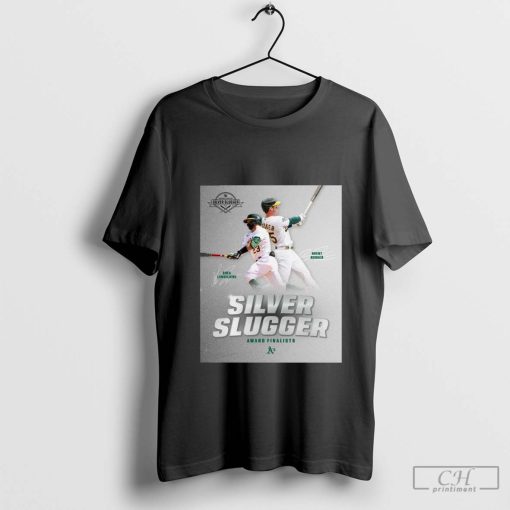 Shea Langeliers, Brent Rooker Oakland Athletics 2024 Silver Slugger Award Finalists Poster t-shirt