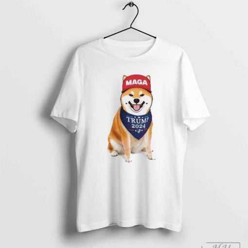 Shiba MAGA for Trump 2024 shirt