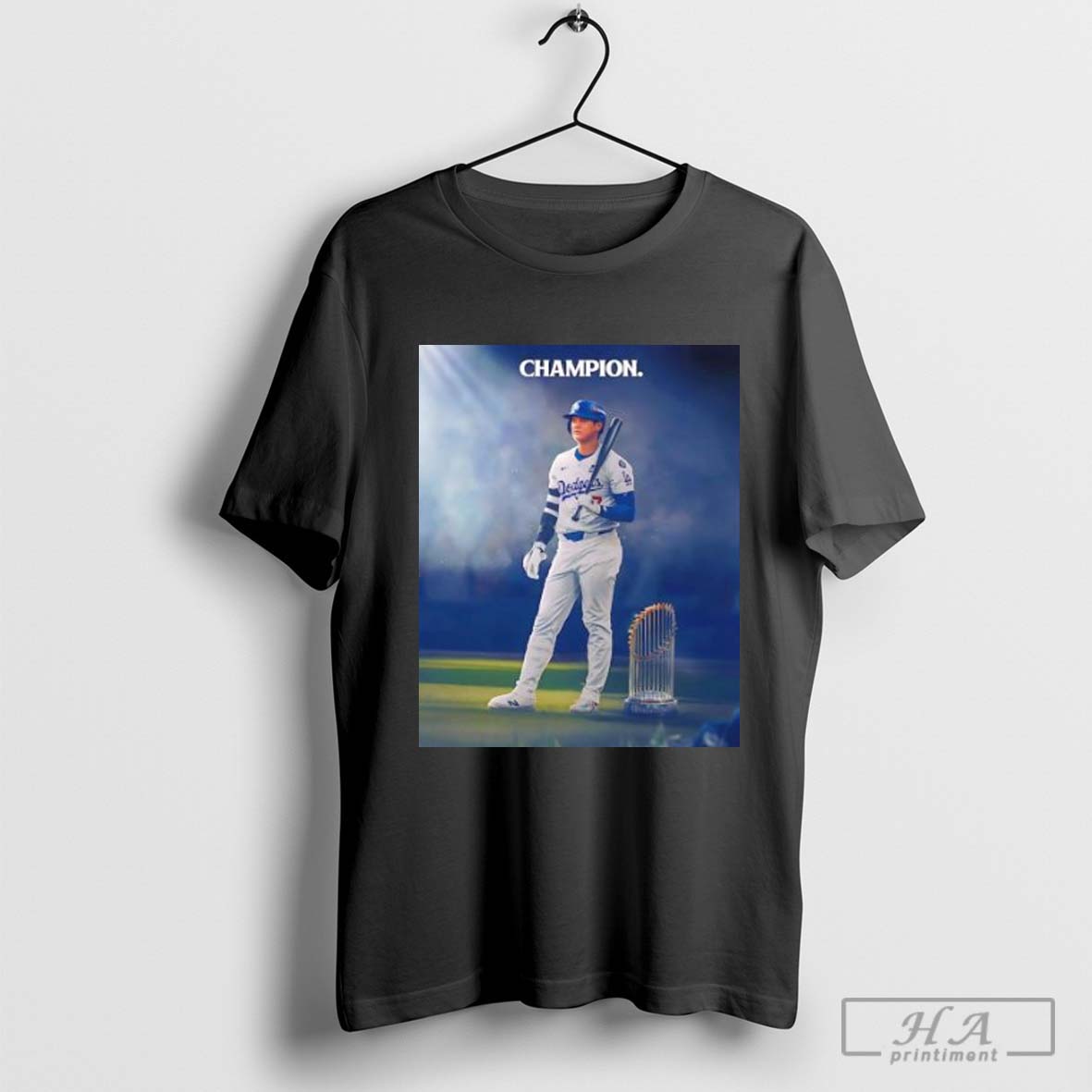 Shohei Ohtani 2024 World Series Champions Trophy T Shirt