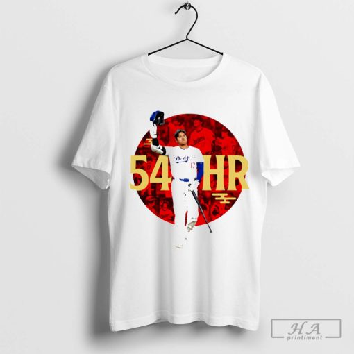 Shohei Ohtani Los Angeles Dodgers 54 HR shirt