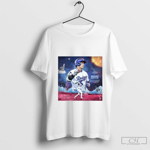 Shohei Ohtani Los Angeles Dodgers MLB Silver Slugger Award Winner Poster t-shirt