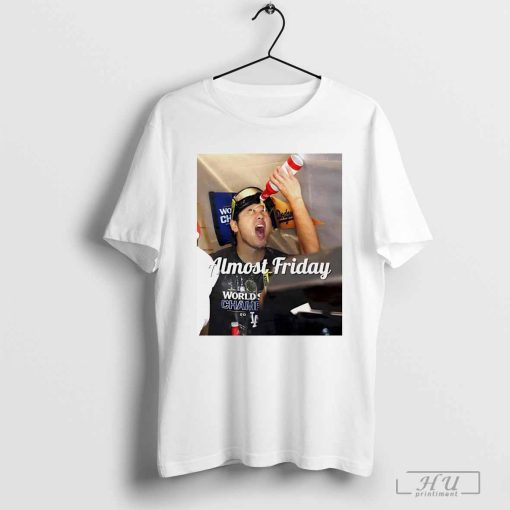 Shohei Ohtani Los Angeles Dodgers Shohei celebration almost friday shirt