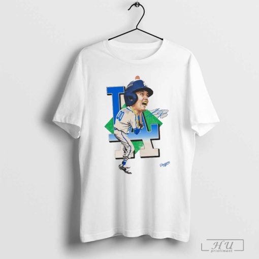 Shohei Ohtani Los Angeles Dodgers caricature signature shirt