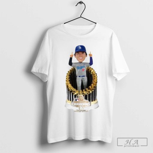 Shohei Ohtani World Series Champion bobblehead Shirt