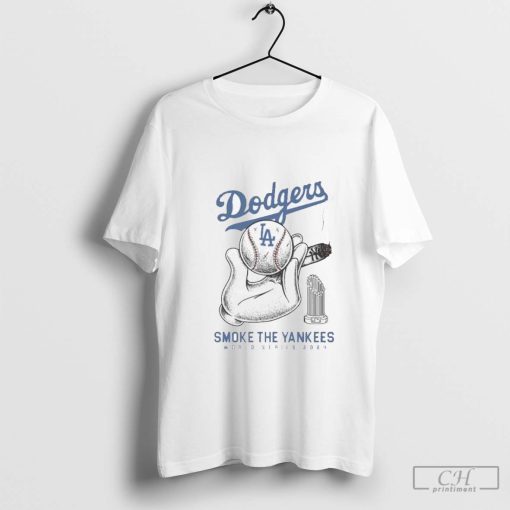 Smoke The Yankees World Series 2024 Los Angeles Dodgers T-shirt