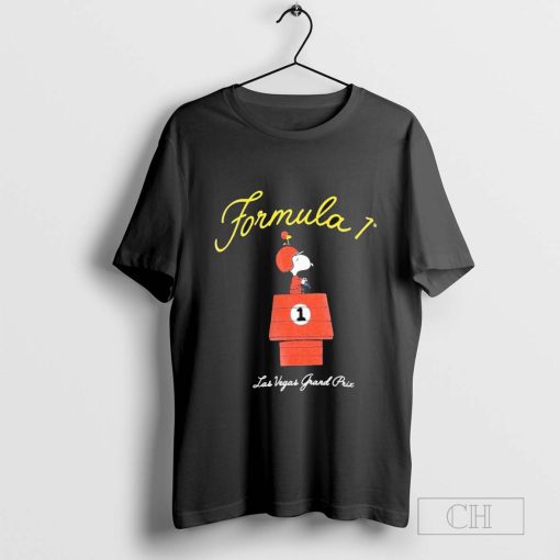 Snoopy Formula 1 x Peanuts Las Vegas Grand Prix Dog House T-Shirt