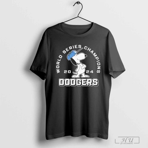 Snoopy Los Angeles Dodgers World Series Champions The Peanuts And Crackerjacks 2024 Shirts