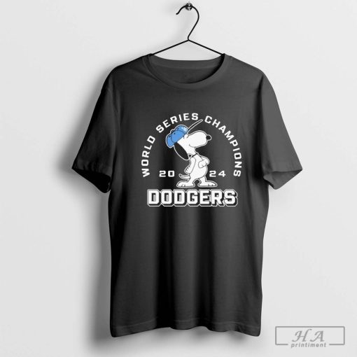 Snoopy los angeles dodgers world series champions the Peanuts and crackerjacks 2024 shirt