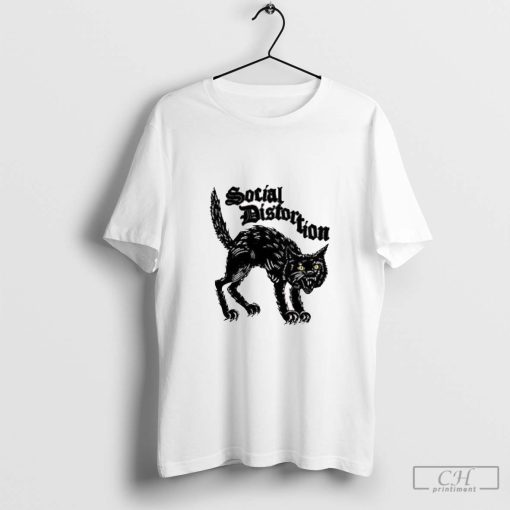 Social Distortion Black Kat Meow Shirt