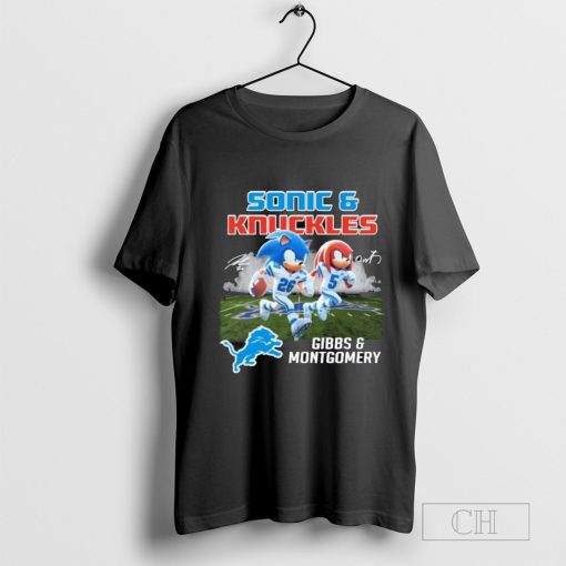 Sonic and Knuckles Gibbs And Montgomery Lions T-Shirt