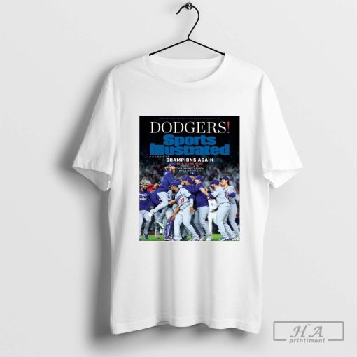 Special 2024 World Series Commemorative Dodgers Sport Illustrated Champions Again Late-Inning Magic shirt