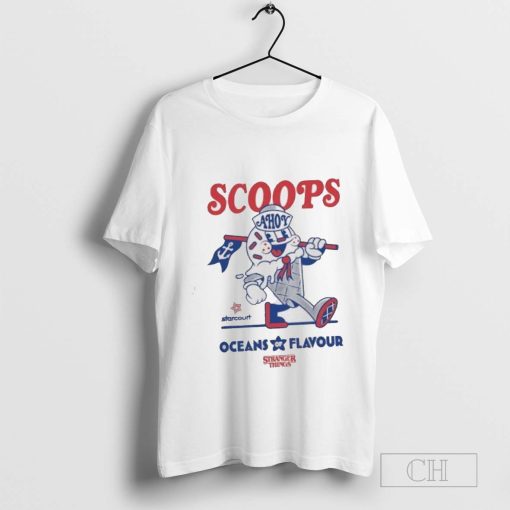 Stranger Things Scoops Ahoy walk oceans of flavour t-shirt