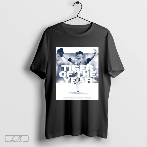 Tarik Skubal Detroit Tigers 2024 Tiger of the Year Detroit Chapter of the BBWAA Poster t-shirt