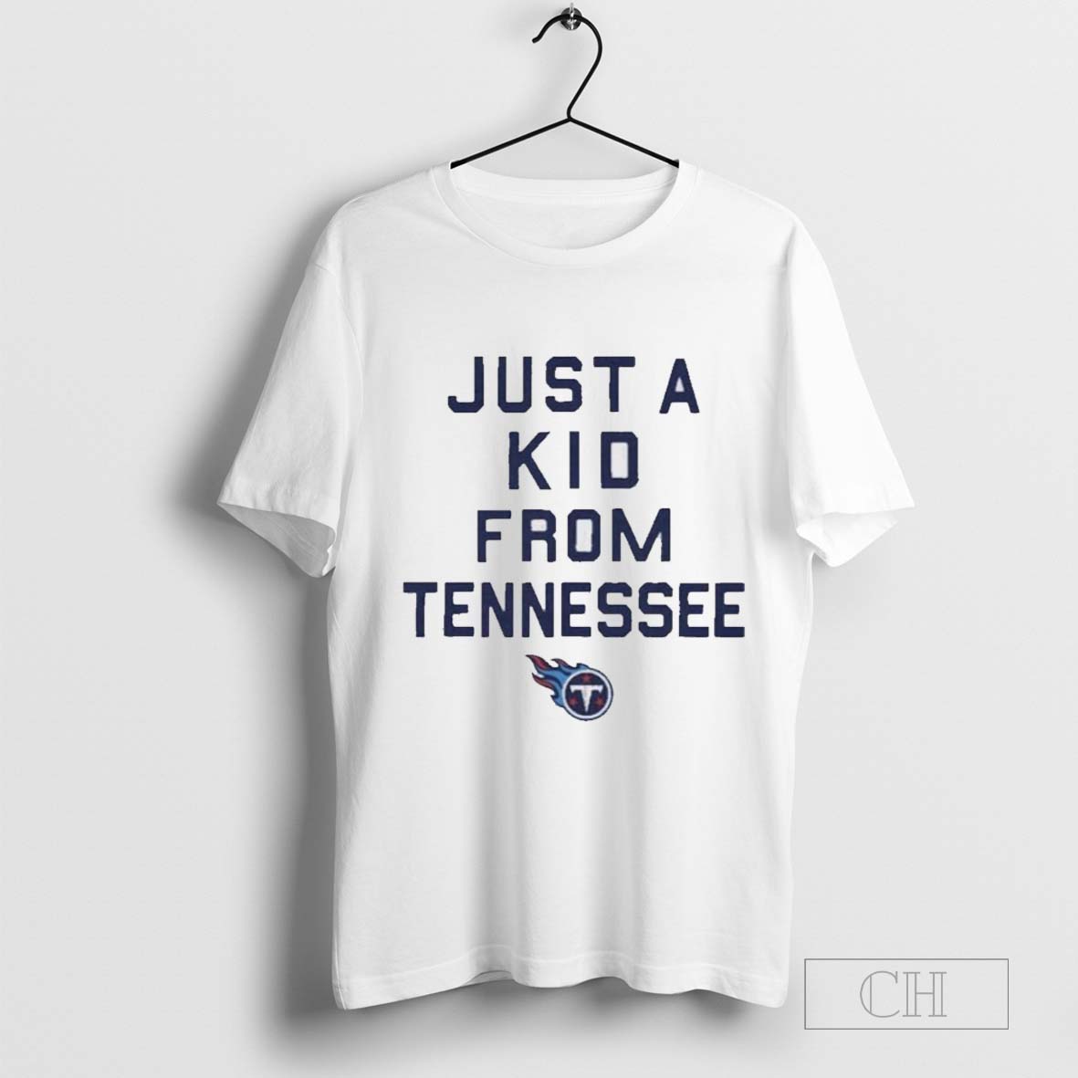 Tennessee Titans Homage Youth Just A Kid Tri Blend T Shirt
