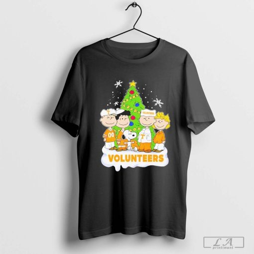 Tennessee Volunteers x Snoopy And Friends Christmas T-Shirt