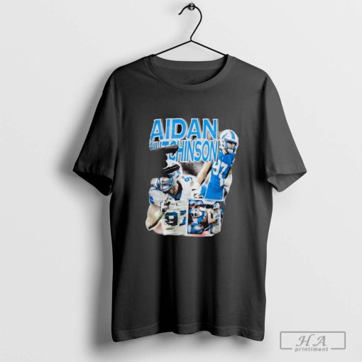 Terrion Arnold Wearing Aidan Hutchinson Detroit Lions NFL Dream Shirt