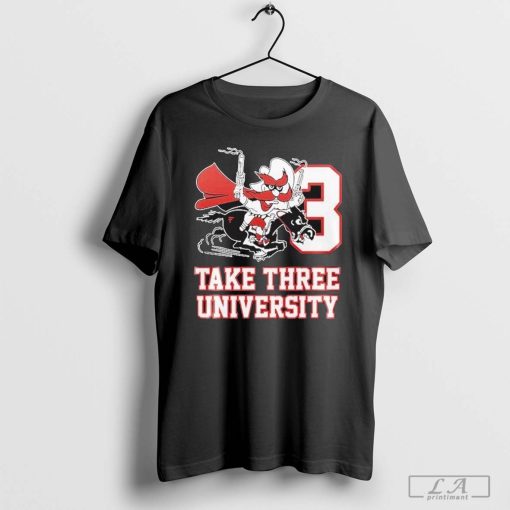 Texas Tech Red Raiders Take Three University Wreck'em T Shirt