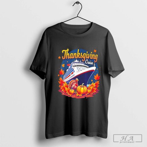 Thanksgiving Cruise Turkey Thankful Vacation Pumpkin Costume 2024 T-Shirt