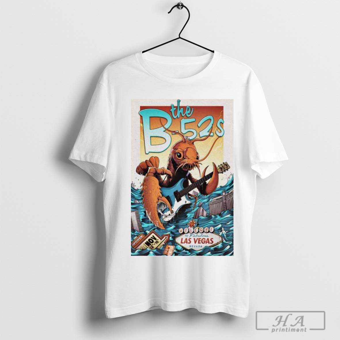 The B 52s Nov 13 16 2024 The Venetian Theatre At The Venetian Resort In Las Vegas Nv Shirt