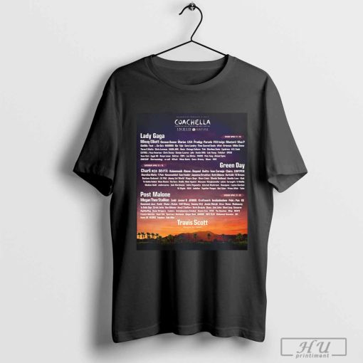 The Coachella 2025 Coachella Valley Music And Arts Festival Lineup At Empire Polo Club In Indio California US On Friday November 22 At 11am PT Unisex T-Shirt