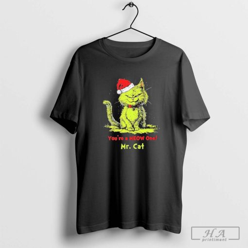 The Grinch You’re A Meow One Mr Cat Christmas Shirt