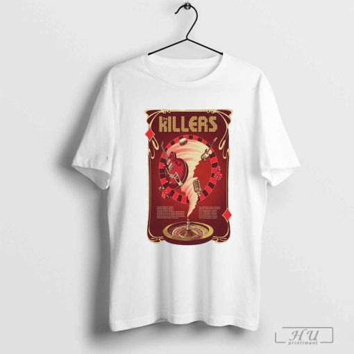 The Killers Rebel Diamonds Tour European 2024 Guitar T-Shirt