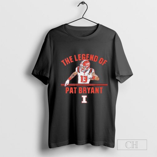 The Legend of Pat Bryant Illinois Fighting Illini T-shirt