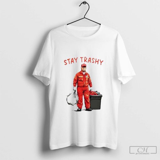 Trashy Donald Trump as garbage collector Shirt