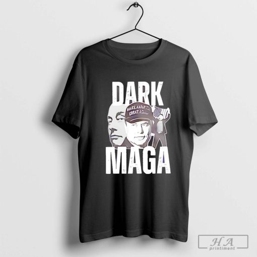 Trump 2024 Elon Musk Dark MAGA T-shirt