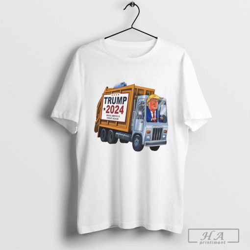 Trump 2024 Garbage man cartoon shirt