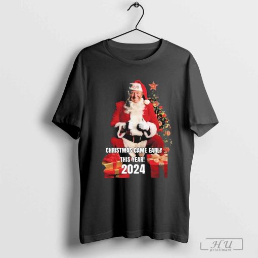 Trump 45 47 Christmas Came Early This Year 2024 Shirt