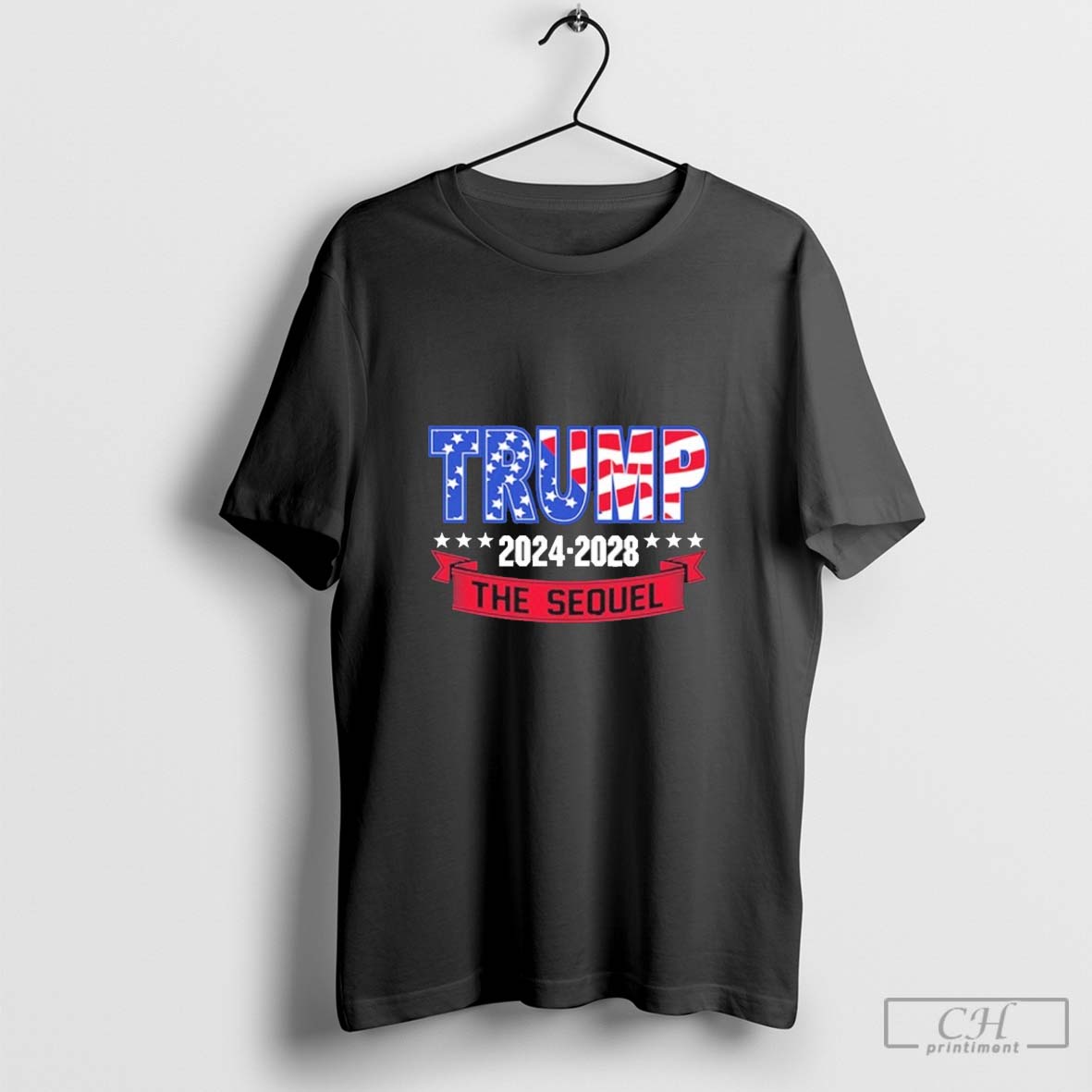 Trump 47th President 2024-2028 The Sequel T-Shirt - Printiment